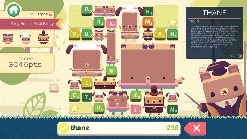 Illustration for article titled Alphabear, The Happiest Word Game Ever, Is Now On Steam